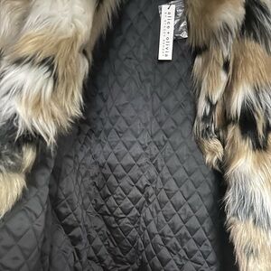 Faux fur coat
